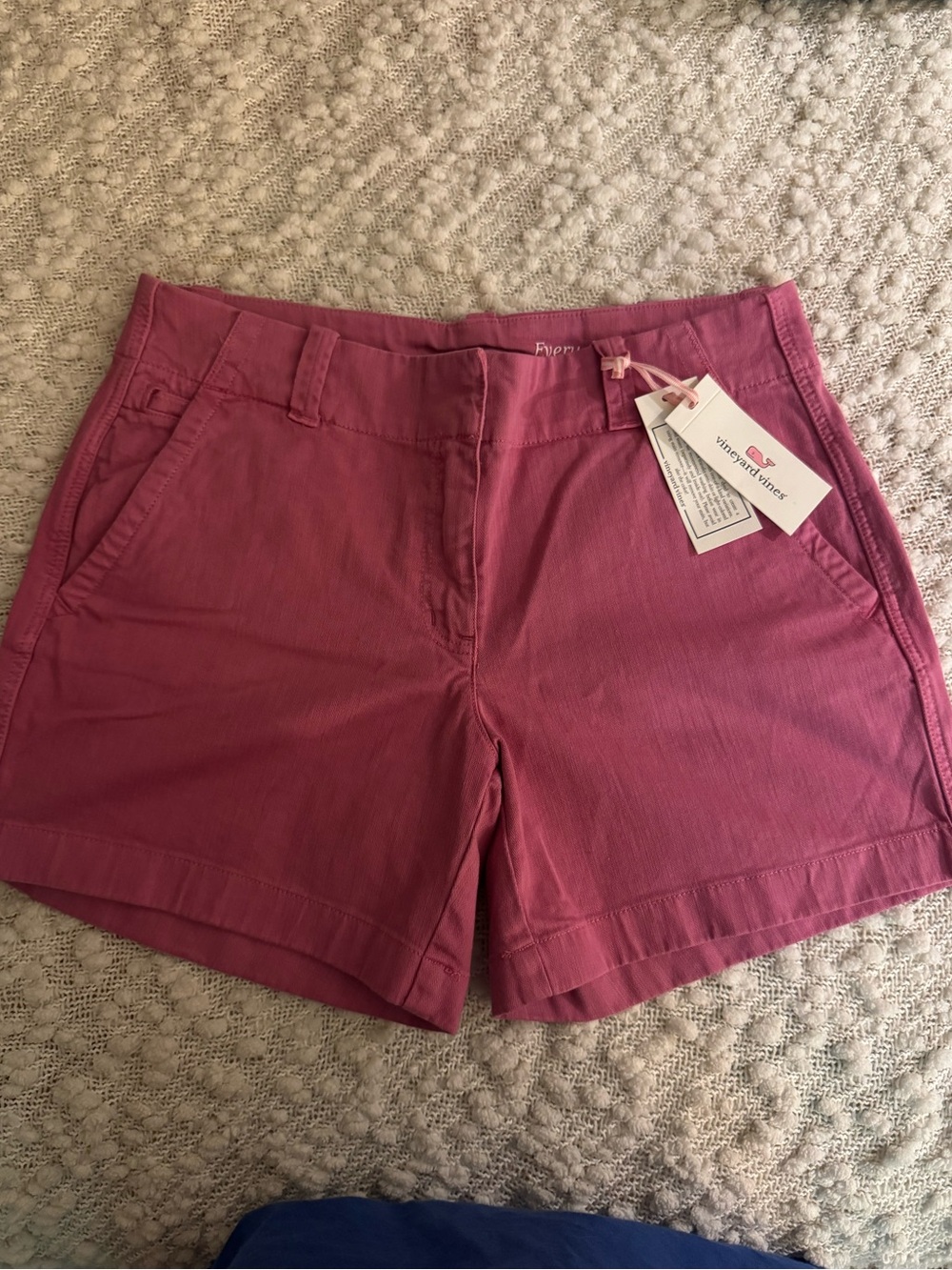Vineyard Vines Women's Magenta Cotton Stretch Bermuda Shorts